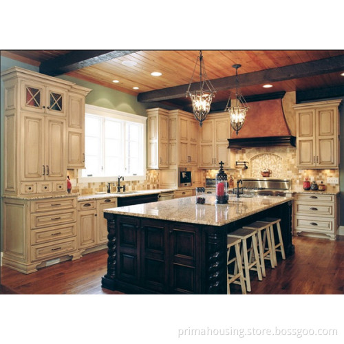 Modern Solid Wood Discount Kitchen Cabinet
